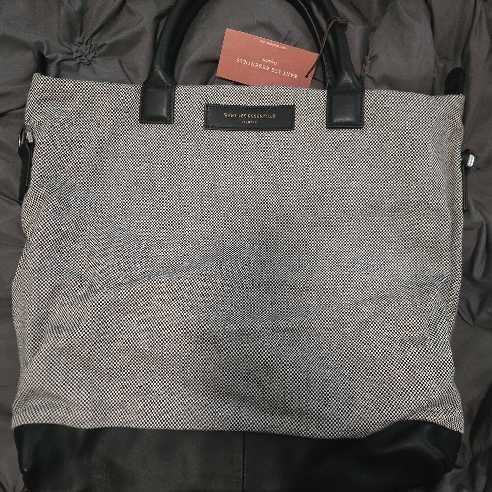 WANT LES ESSENTIELS O'Hare Organic Cotton Canvas Tote Bag 18L